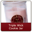 New! - Triple Wick Cookie Jars