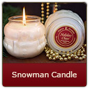 Snowman Candle - The magic of Christmas comes to life with our fun-shaped 11.5 ounceSnowman jar.