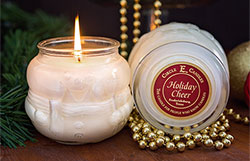 Snowman Candle- Silver Bells
