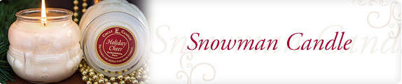 Snowman Candle - The magic of Christmas comes to life with our fun-shaped 11.5 ounceSnowman jar.