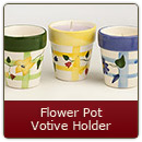 Flower Pot Candle-Yellow - Flower Pot Candle-Yellow