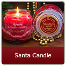 Santa Candle - The magic of Christmas comes to life with our fun-shaped 11.5 ounce Santa Candle